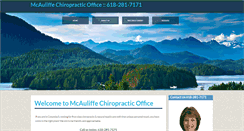 Desktop Screenshot of mcauliffechiropractic.com